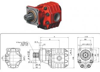 Binotto LTH-82 ISO gear pump